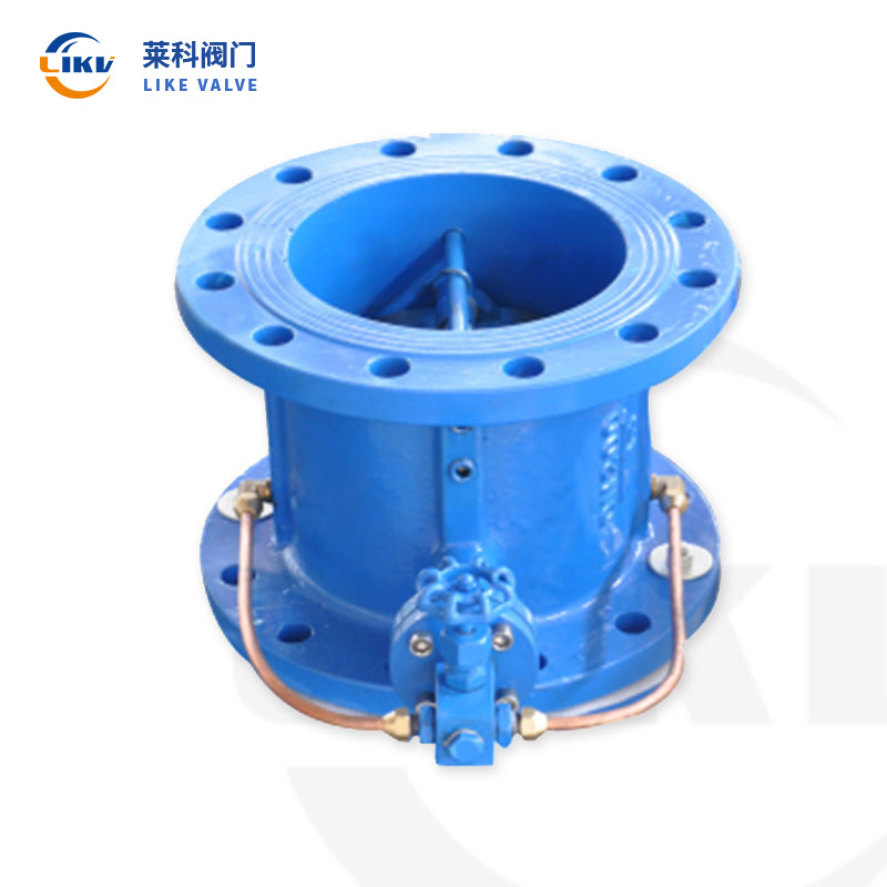 Low-resistance Delay-Closing Butterfly Check Valve