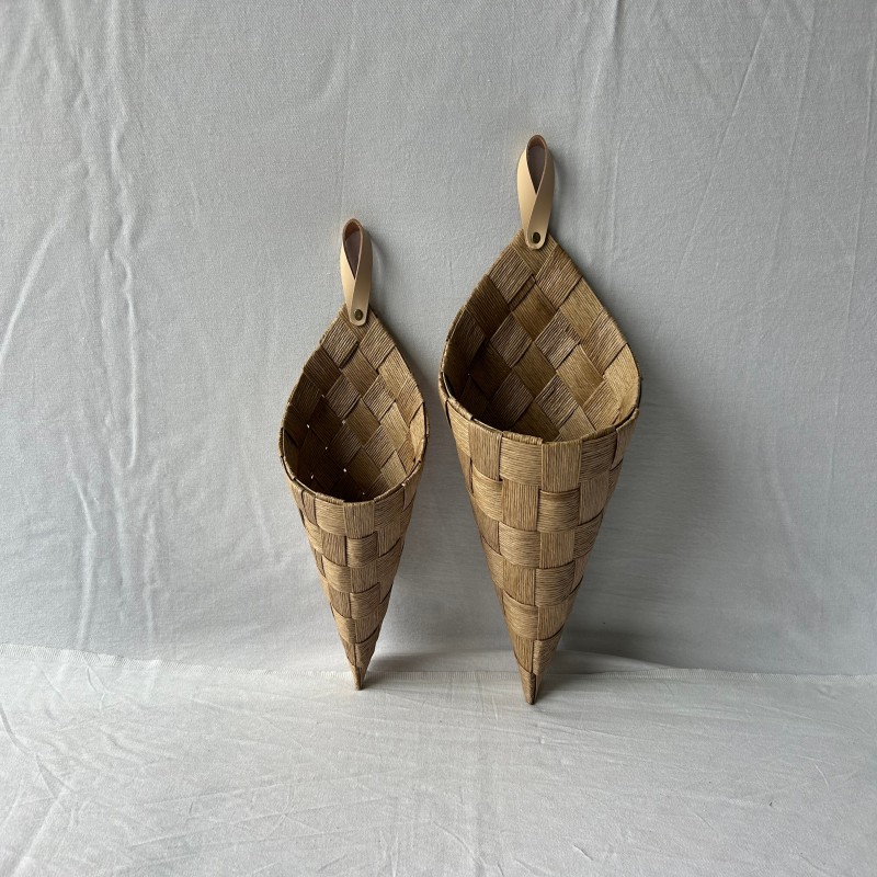 Paper rattan basket