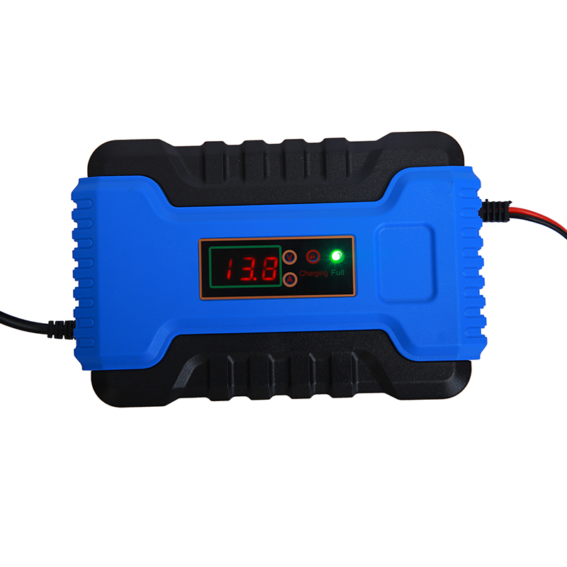 12A2A Smart Auto Fast Charger Lead-Acid Battery for Cars Trucks Motorcycles Scooters