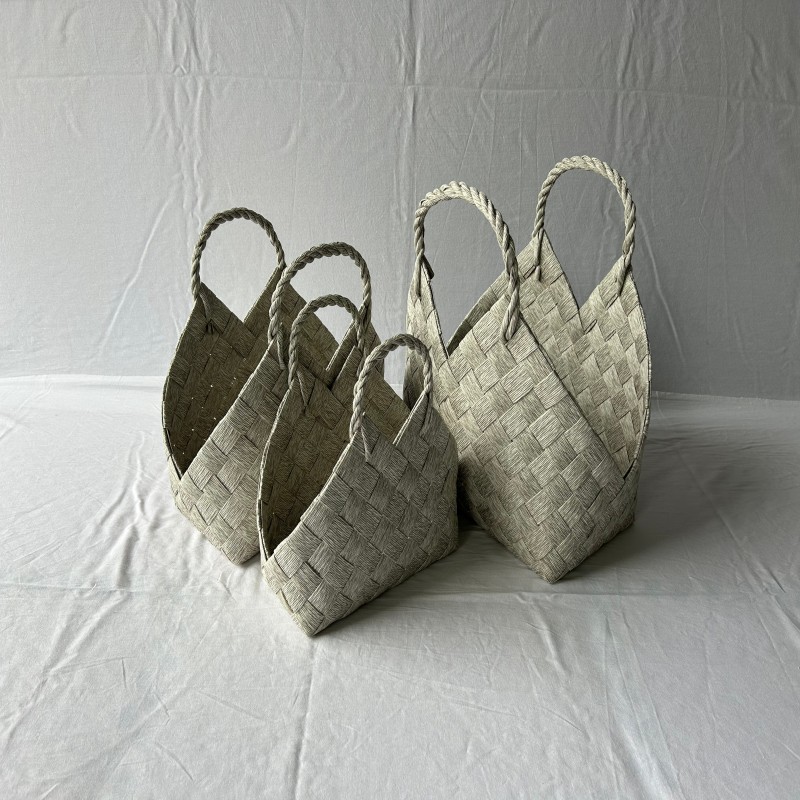 Paper rattan basket