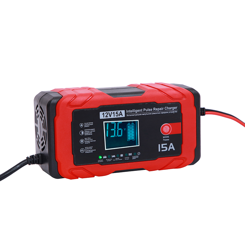 12V15A Battery Charger Intelligent Repair for Motorcycle/Scooter