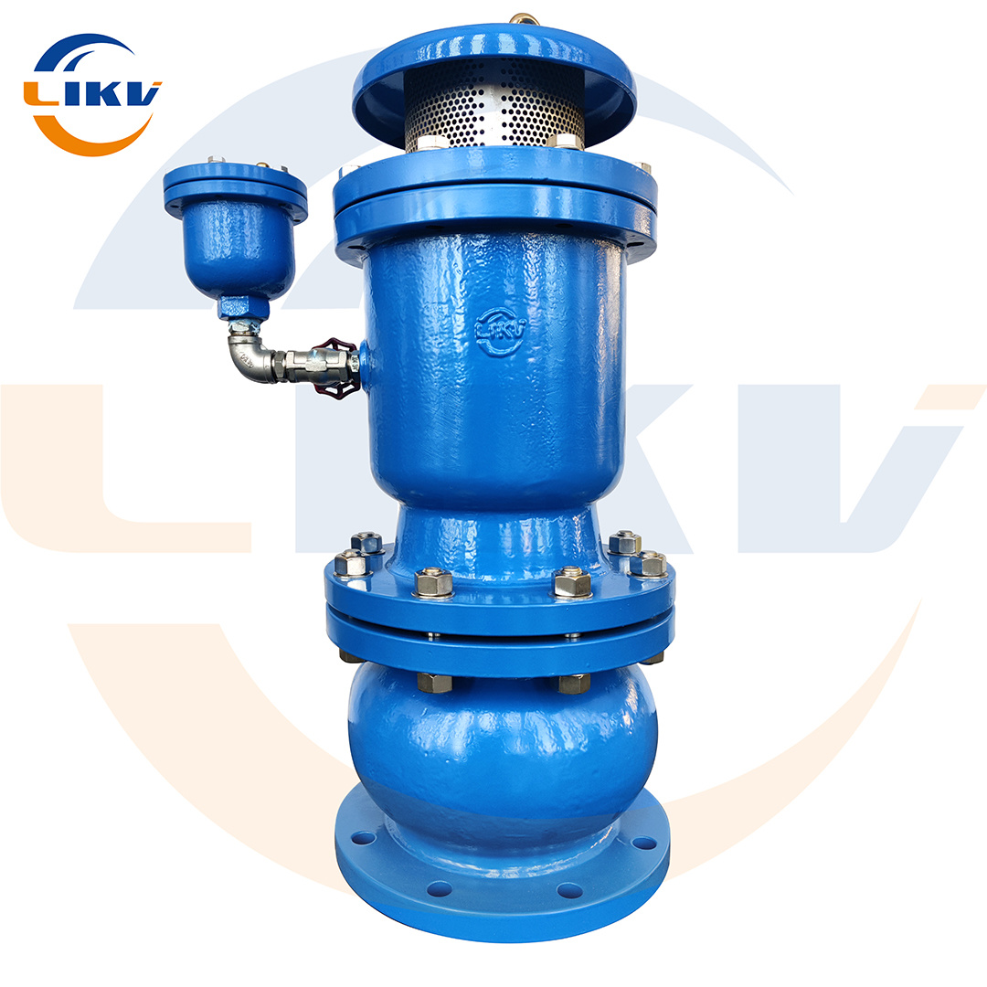Compound exhaust valve; Flanged quick exhaust valve