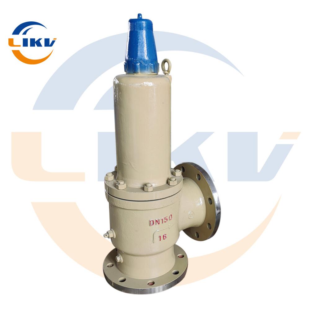 Leke Valve A42H-16C DN40 Spring Open Type Safety Valve Carbon Steel