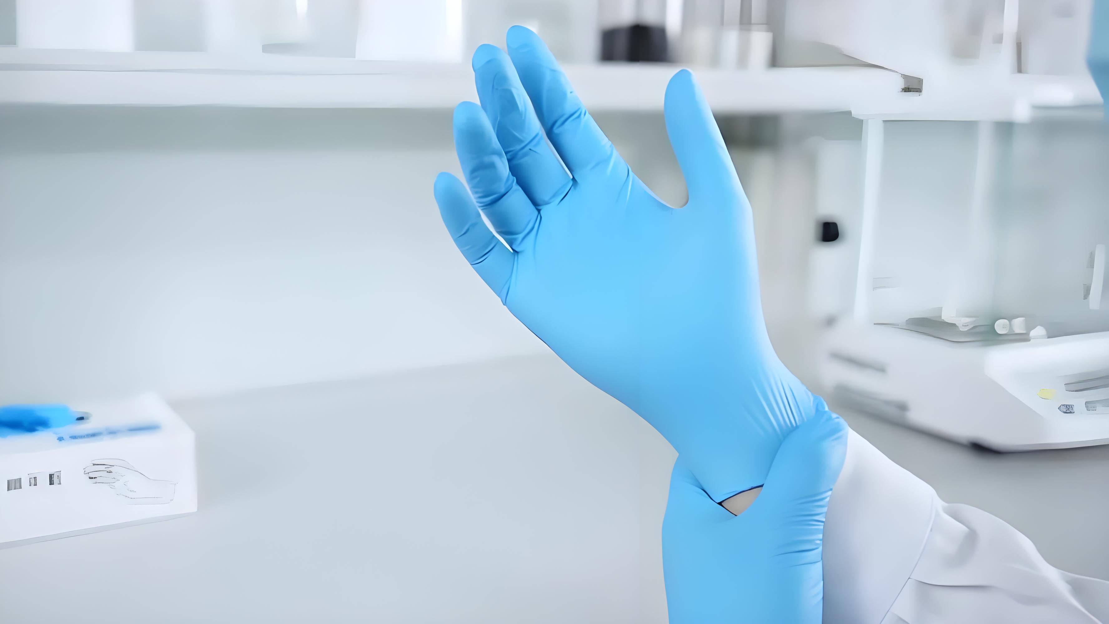 Disposable nitrile glove