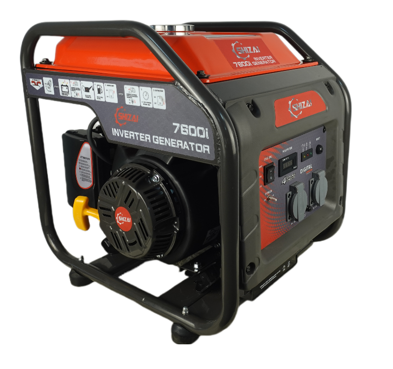 SZ 7600 variable frequency generator (dual European plug, electric start) English decal