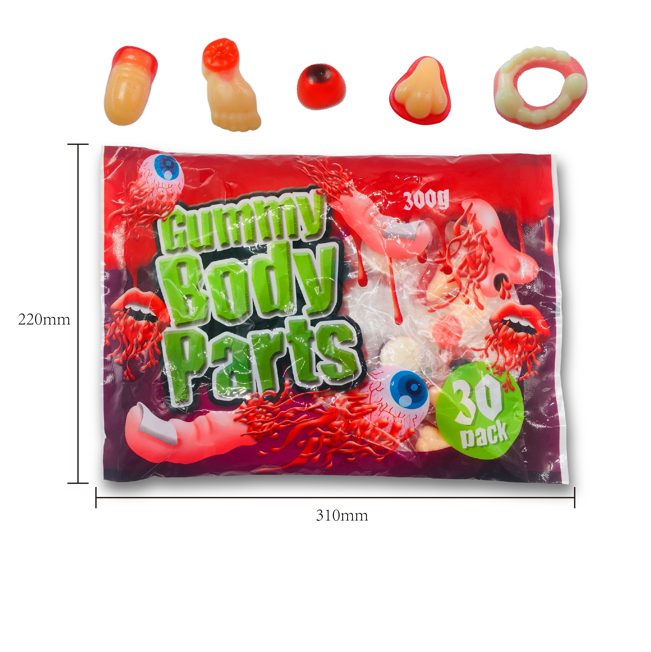 Helloween gummy candy