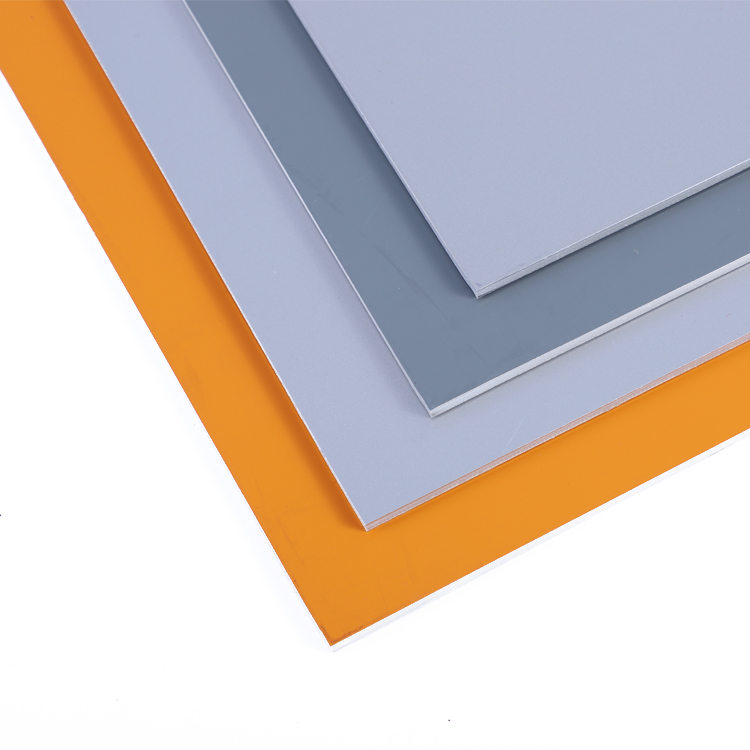 Metallic aluminum composite panel