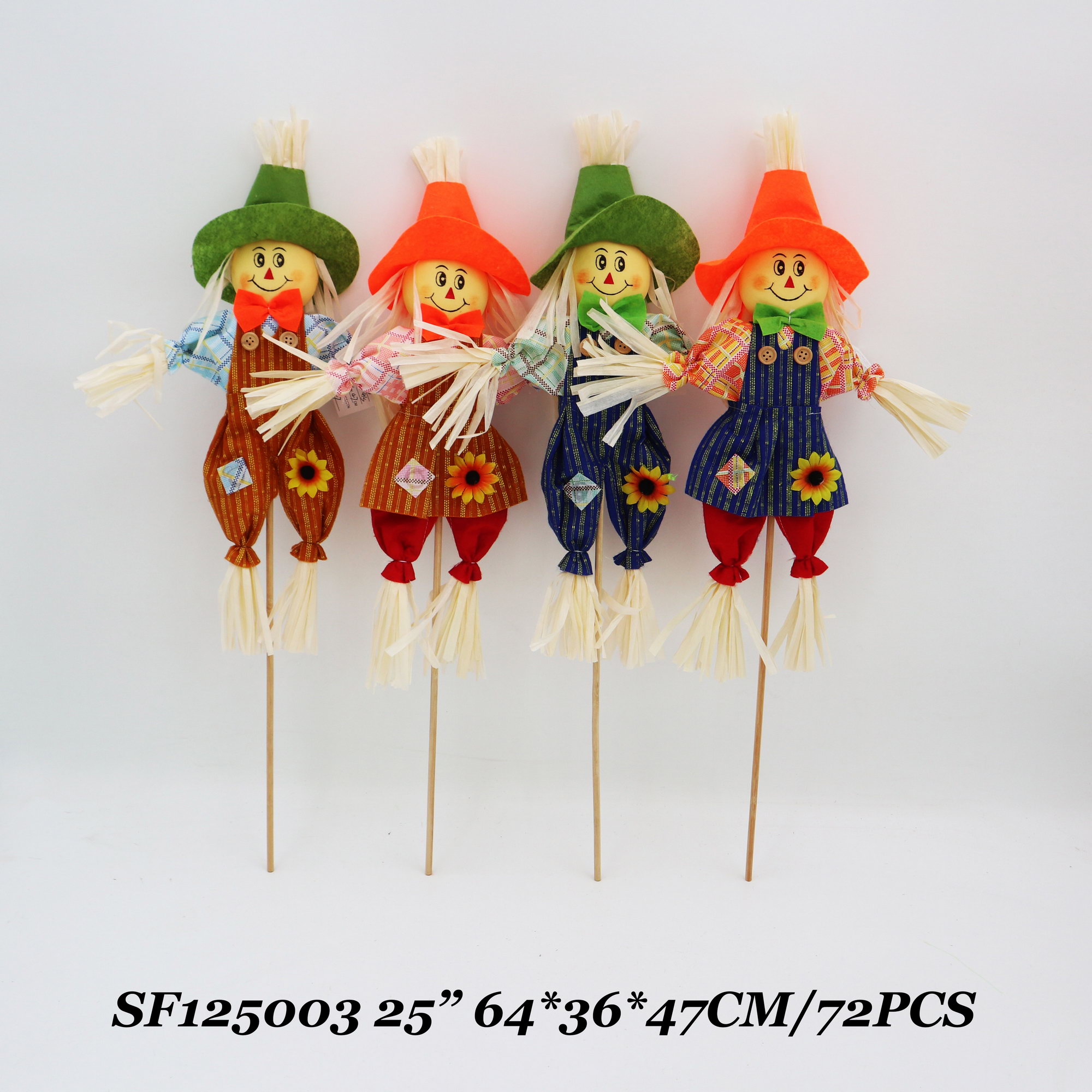 25 Inch Scarecrow Pick
