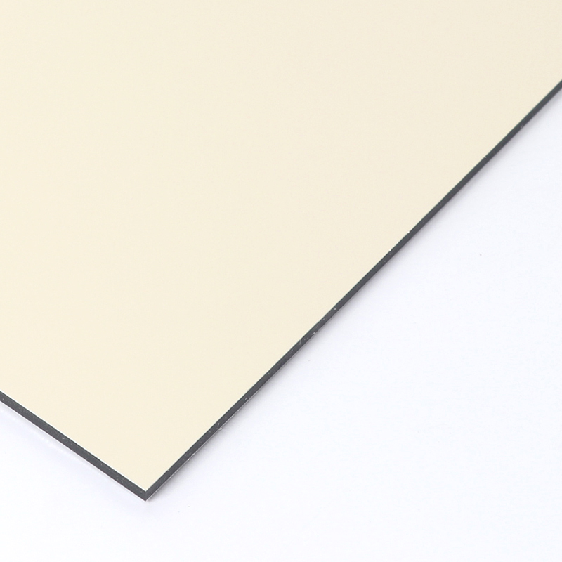 Solid color aluminum composite panel