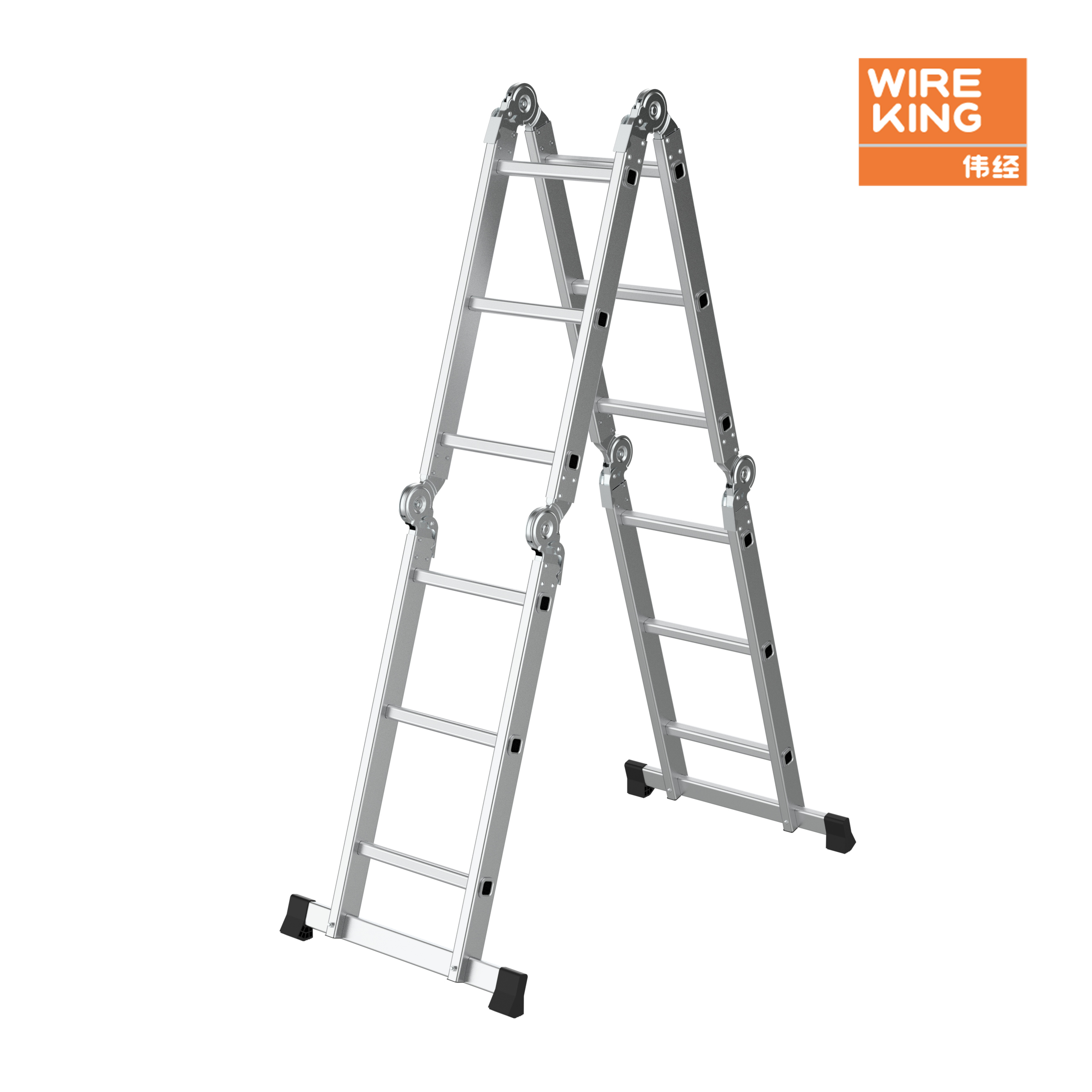 Multiple hange-joint ladder