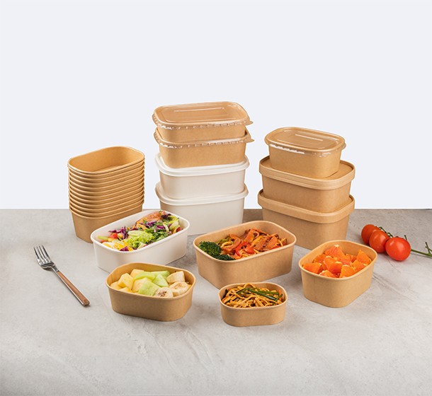 Kraft paper container