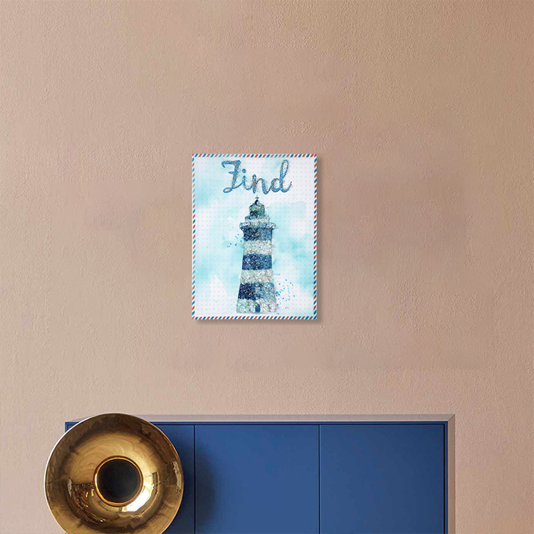 Jewelled canvas