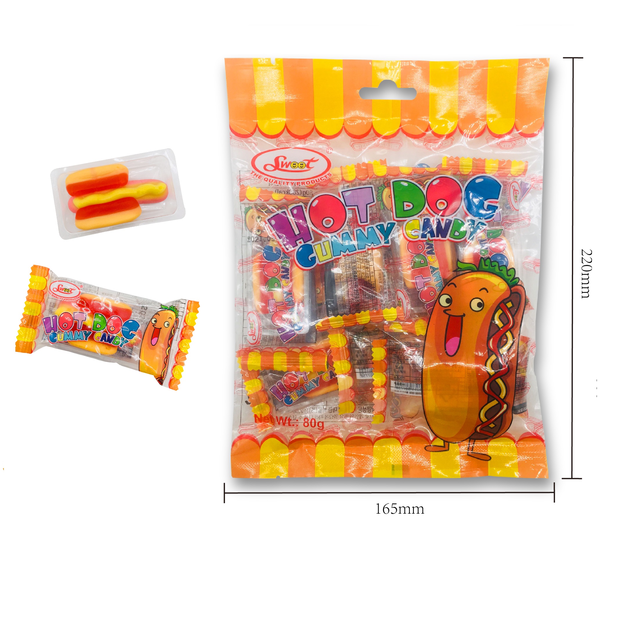 Hotdog gummy candy