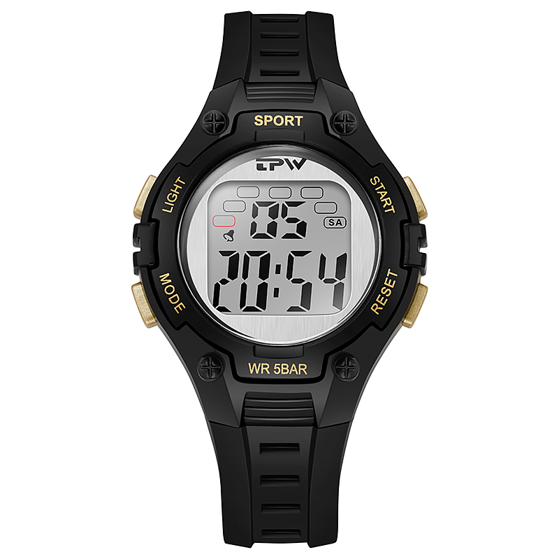 TPW K9042 Fashion Sports Multifunctional Student Colorful LED Digital Watch