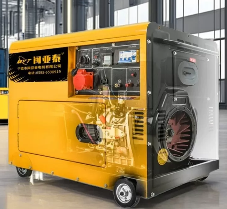 Dual Cylinder 5kw To 18kw Silent Diesel Generator Set Air Cooled 230V