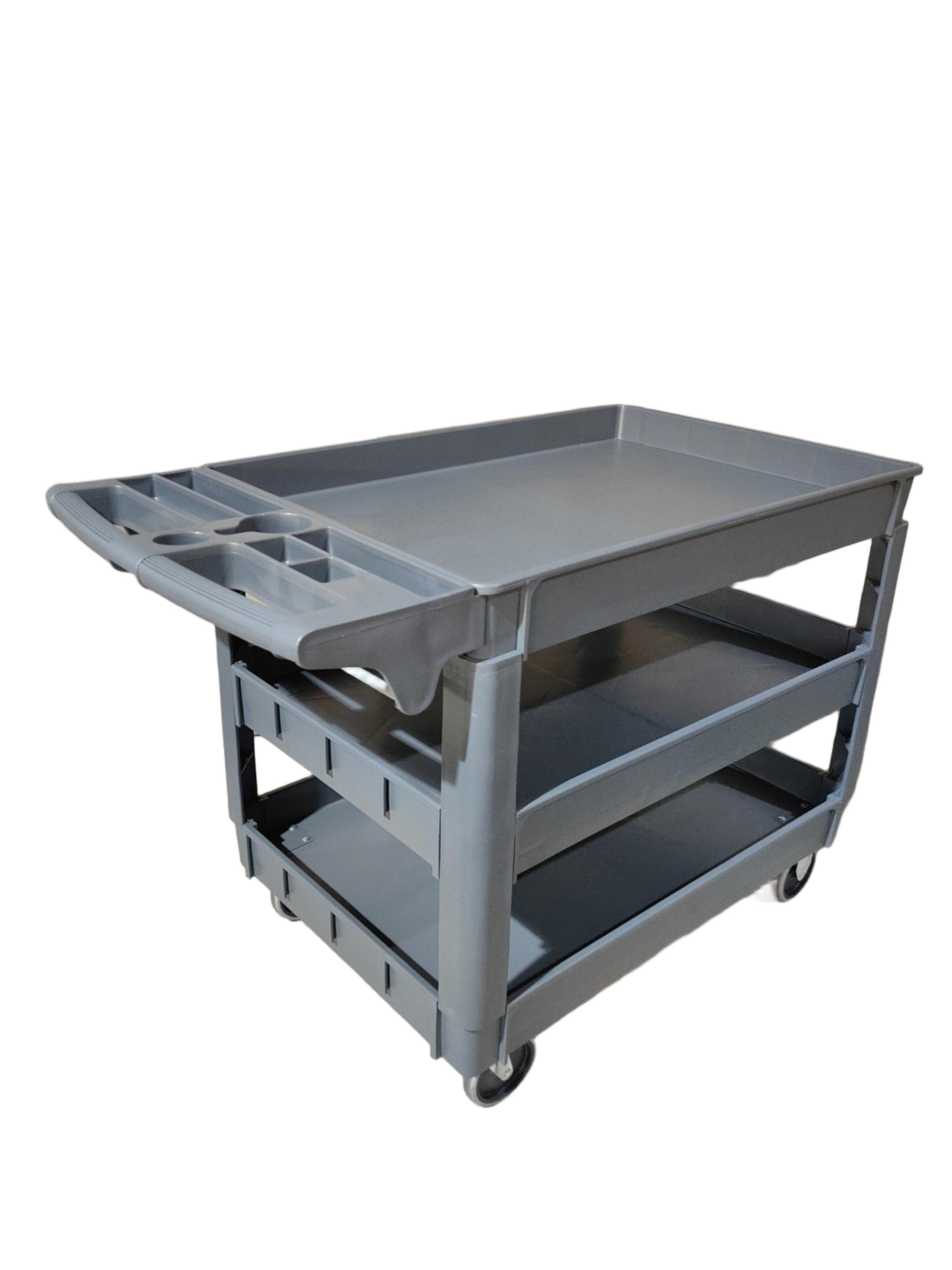 plastic utility cart service cart
