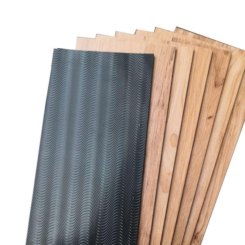 Easy to Install Wood Grain Lvt Plank Floor Pvc Vinyl Flooring With Glue Down