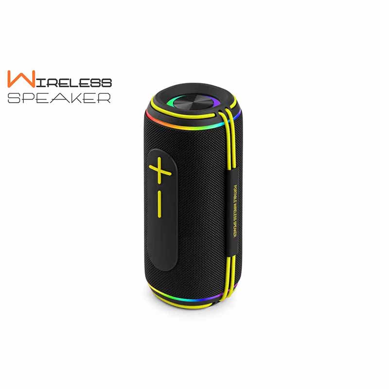 Cylinder Shaped portable speaker with usb port stereo wireless speaker