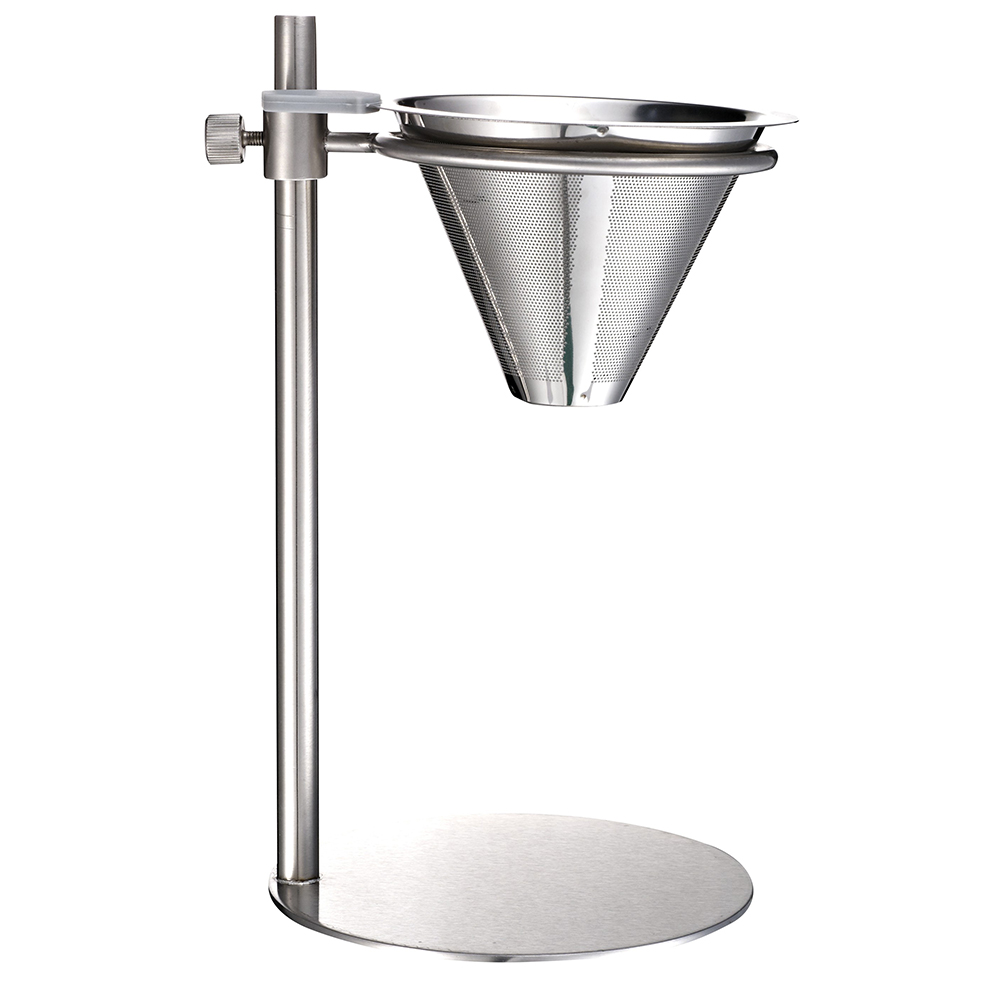 Stainless steel Pour Over Coffee driper Station Adjustable Drip Coffee maker Stand with Filter