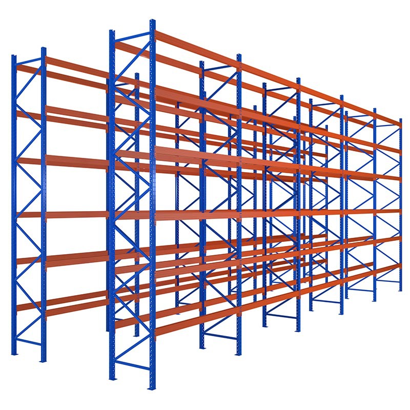 Heavy-duty steel structure storage shelves, warehouse integrated layer rack