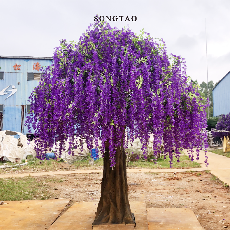 Artificial wisteria tree