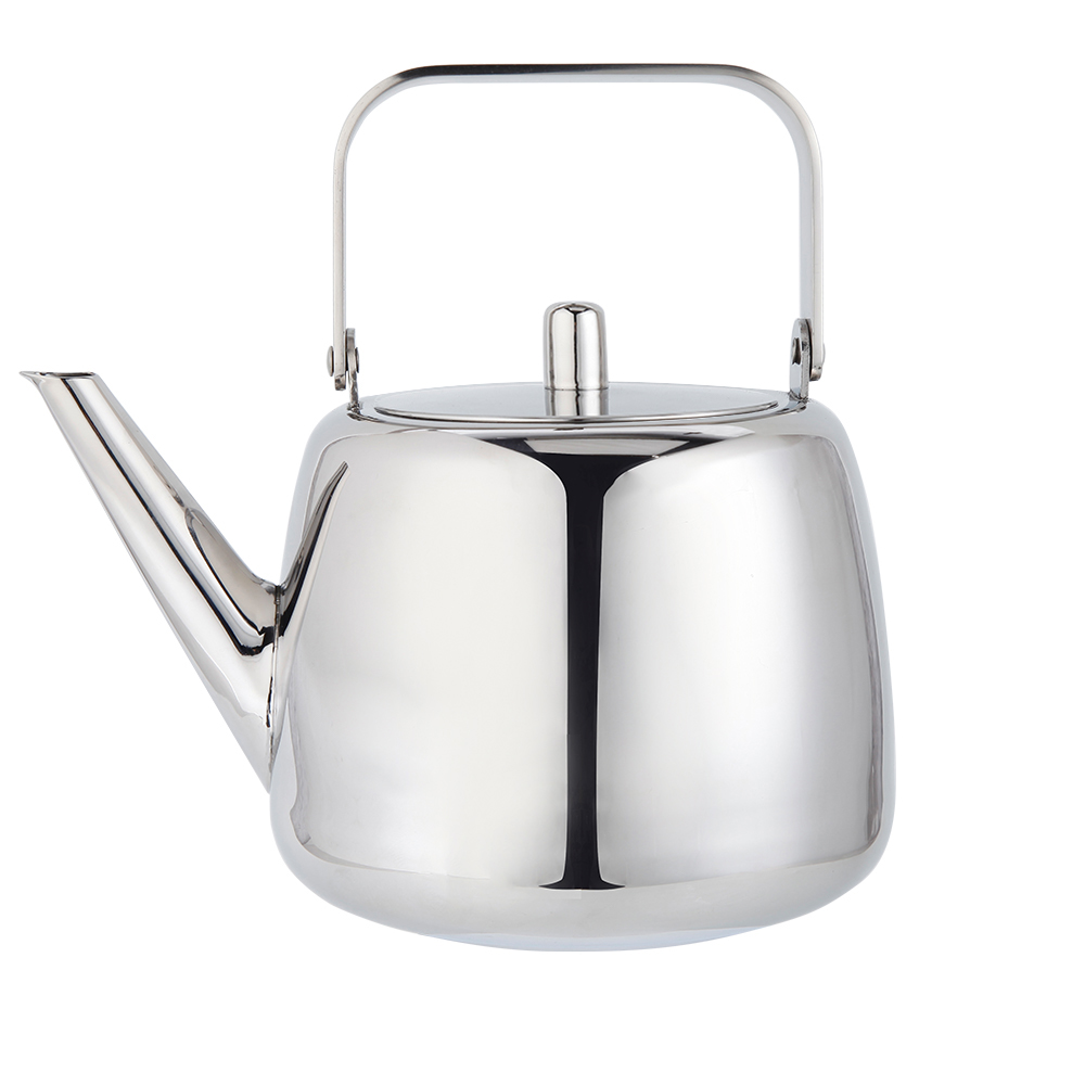 Stainless steel double wall insulated thermal tea maker teapot with with removable infuser teakettle