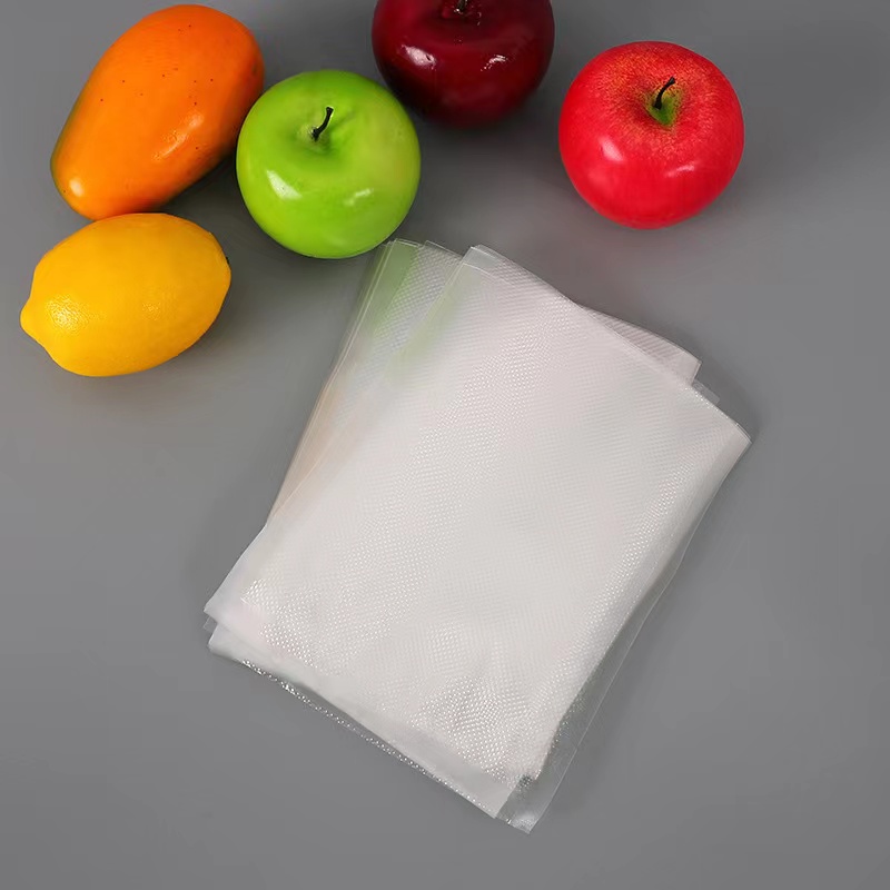 Embossed vacuum sealer bag