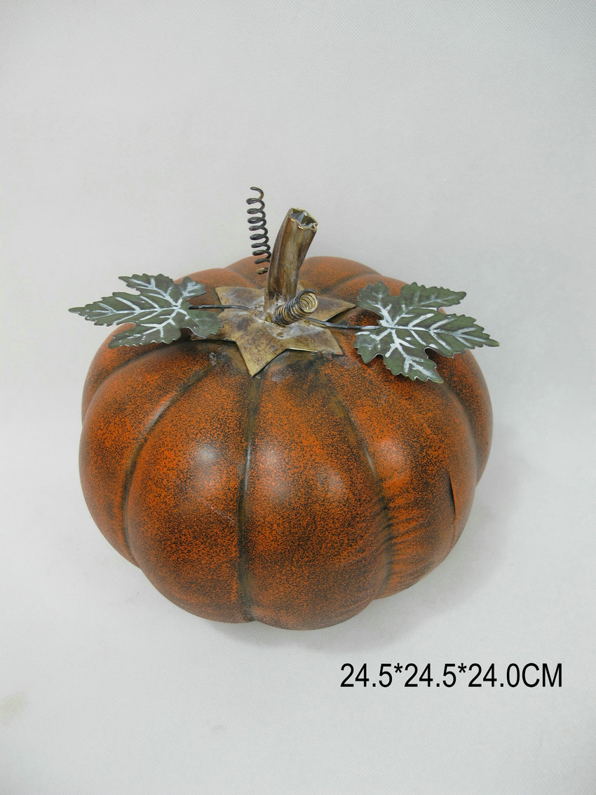 Metal Pumpkin Decor