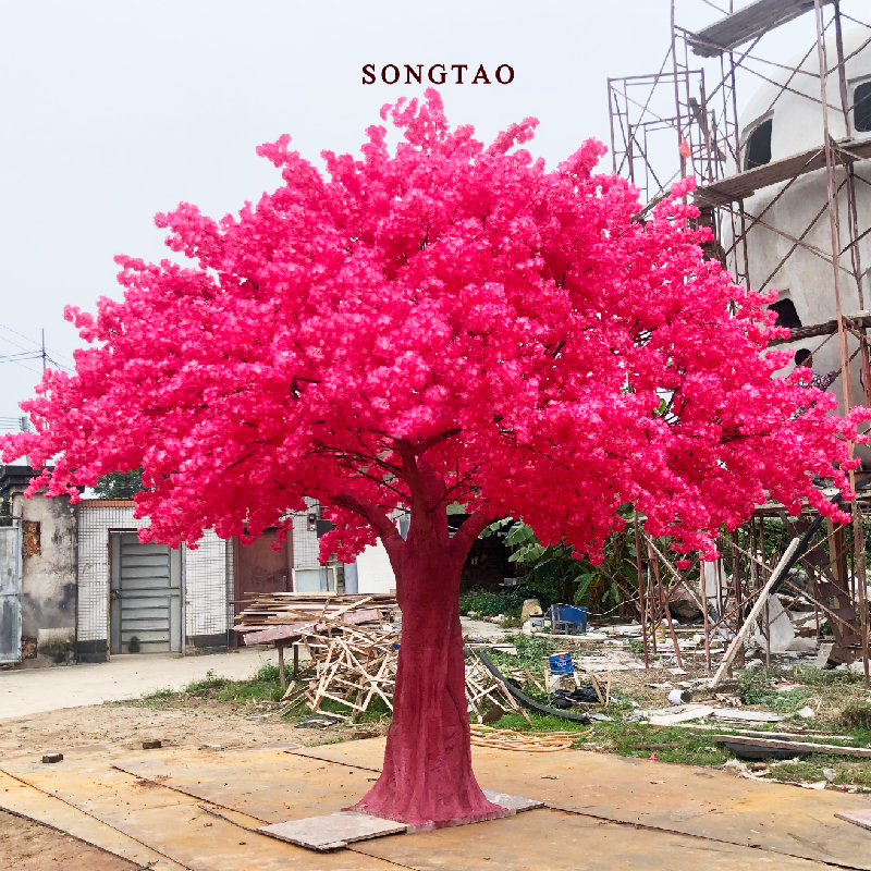 Artificial cherry blossom tree