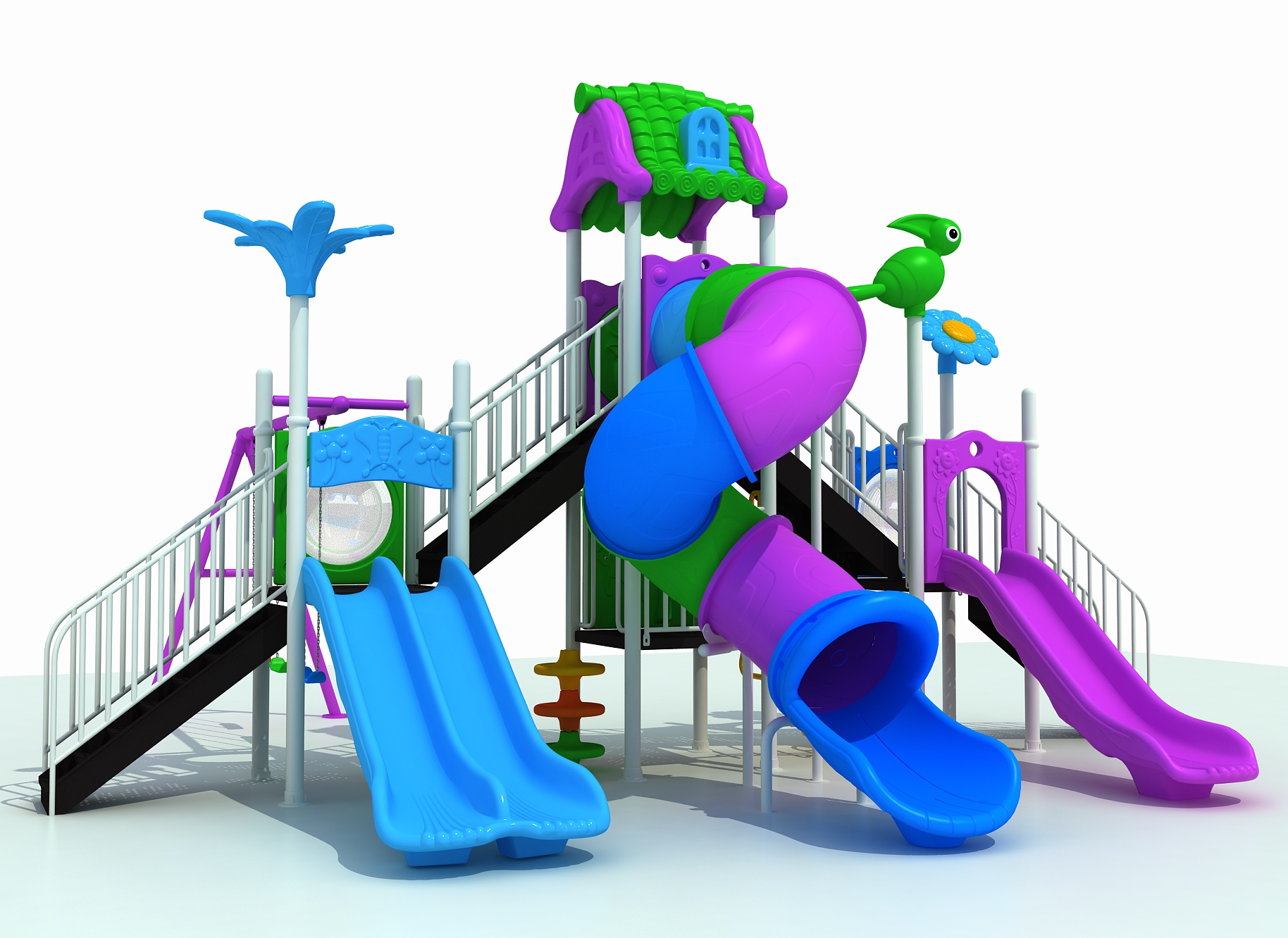 Outdoor Playground Slide Set for kids