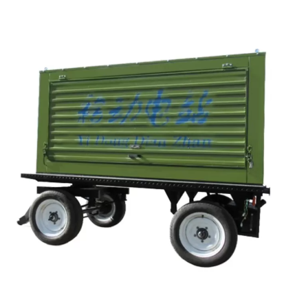 40kw 50kw 60kw Mobile Trailer Generator 80kw 1800RPM Cummins 100kw Diesel Generator