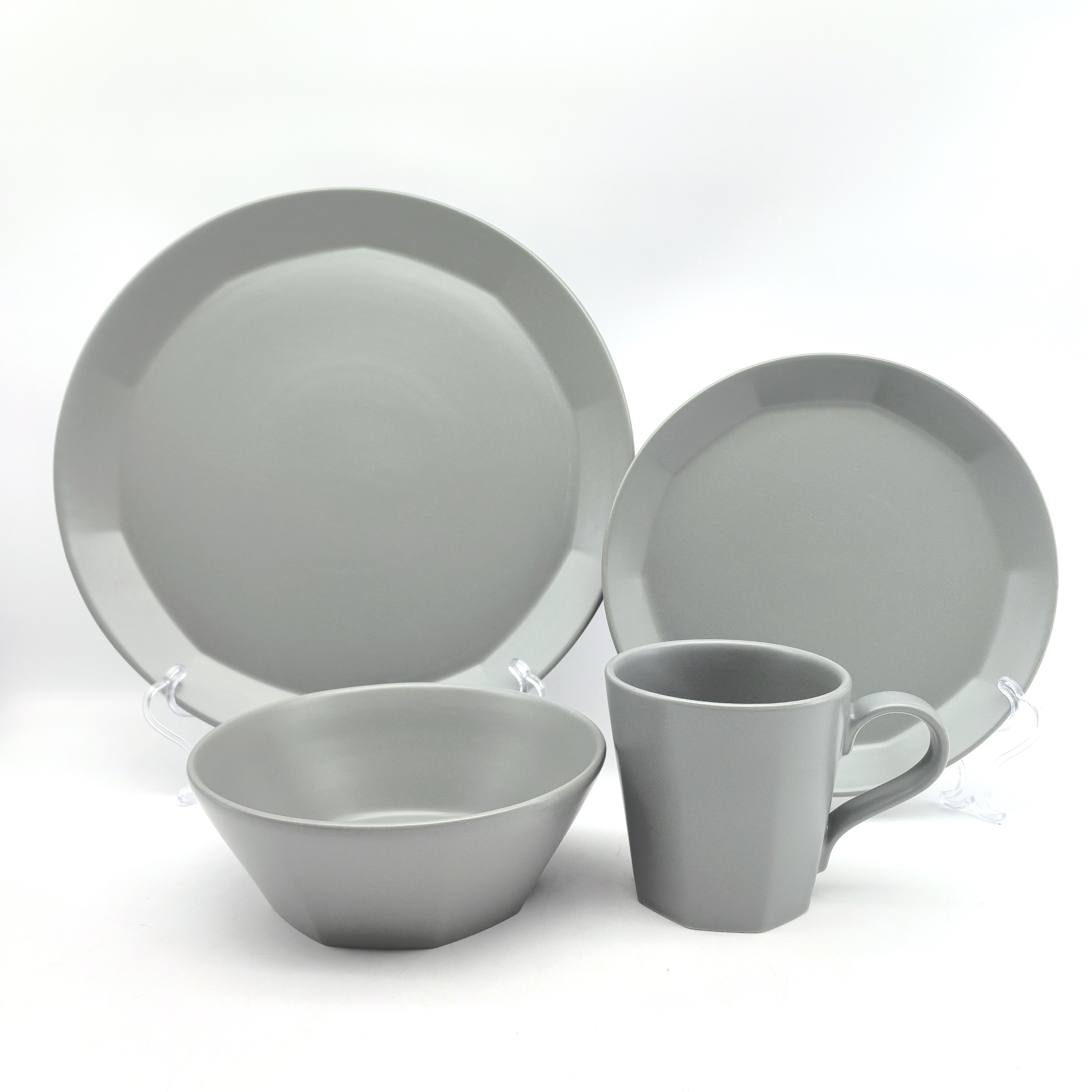 Diamond embossed Matte Glaze Set