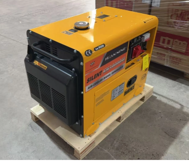 Silent 7kw Diesel Generator Set Portable Air Cooled Customizable 220V 380V Single/Three Phase