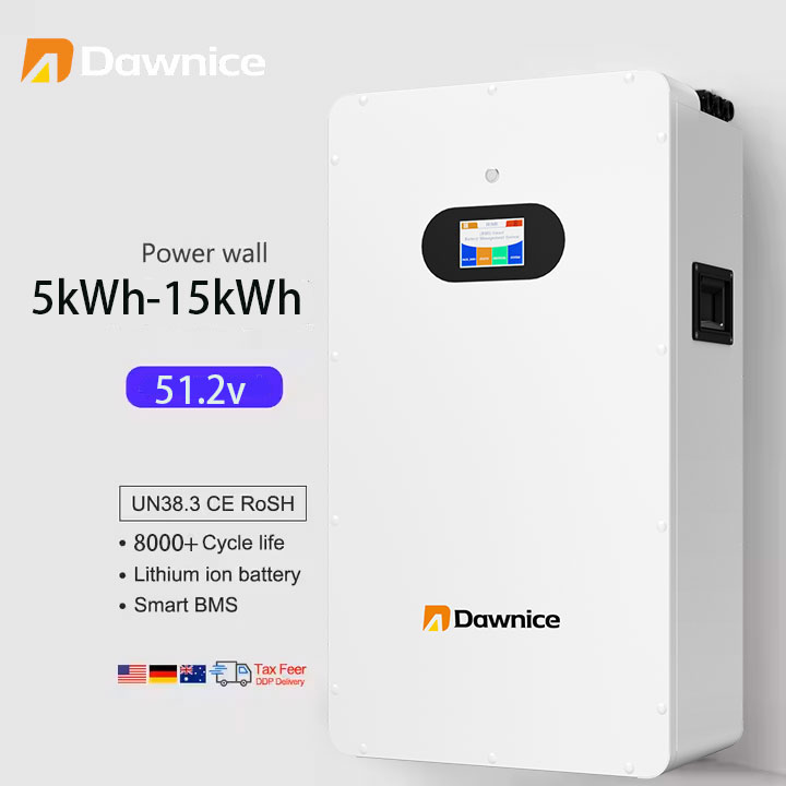 Power Wall 51.2V 100Ah 5KWh Solar Battery 200AHh 300Ah Lithium ion Battery for Solar Energy System