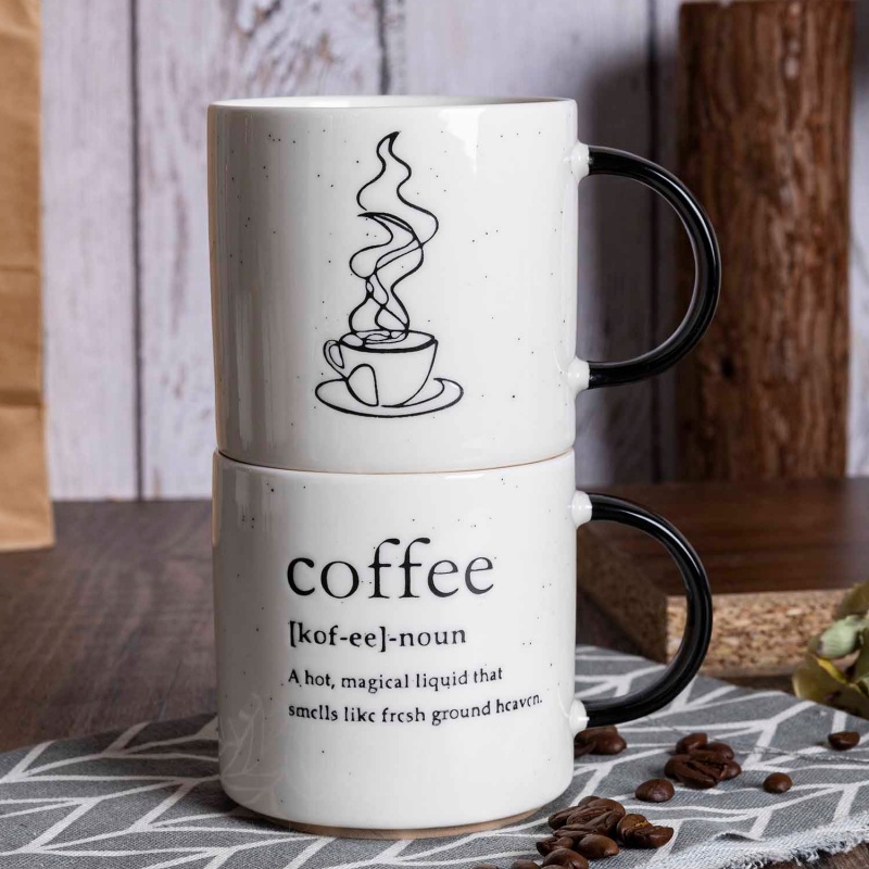 Artistic Coffee Mug Collection – Unique Hand-Drawn Designs for Coffee Lovers