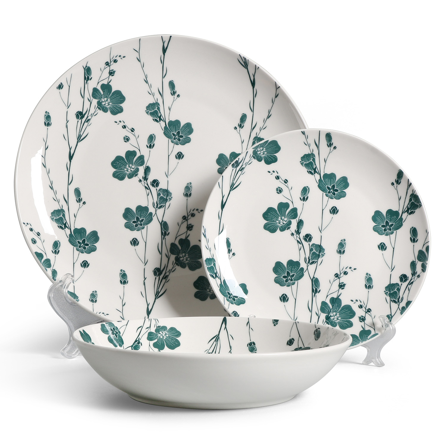 Hot printed glaze tableware