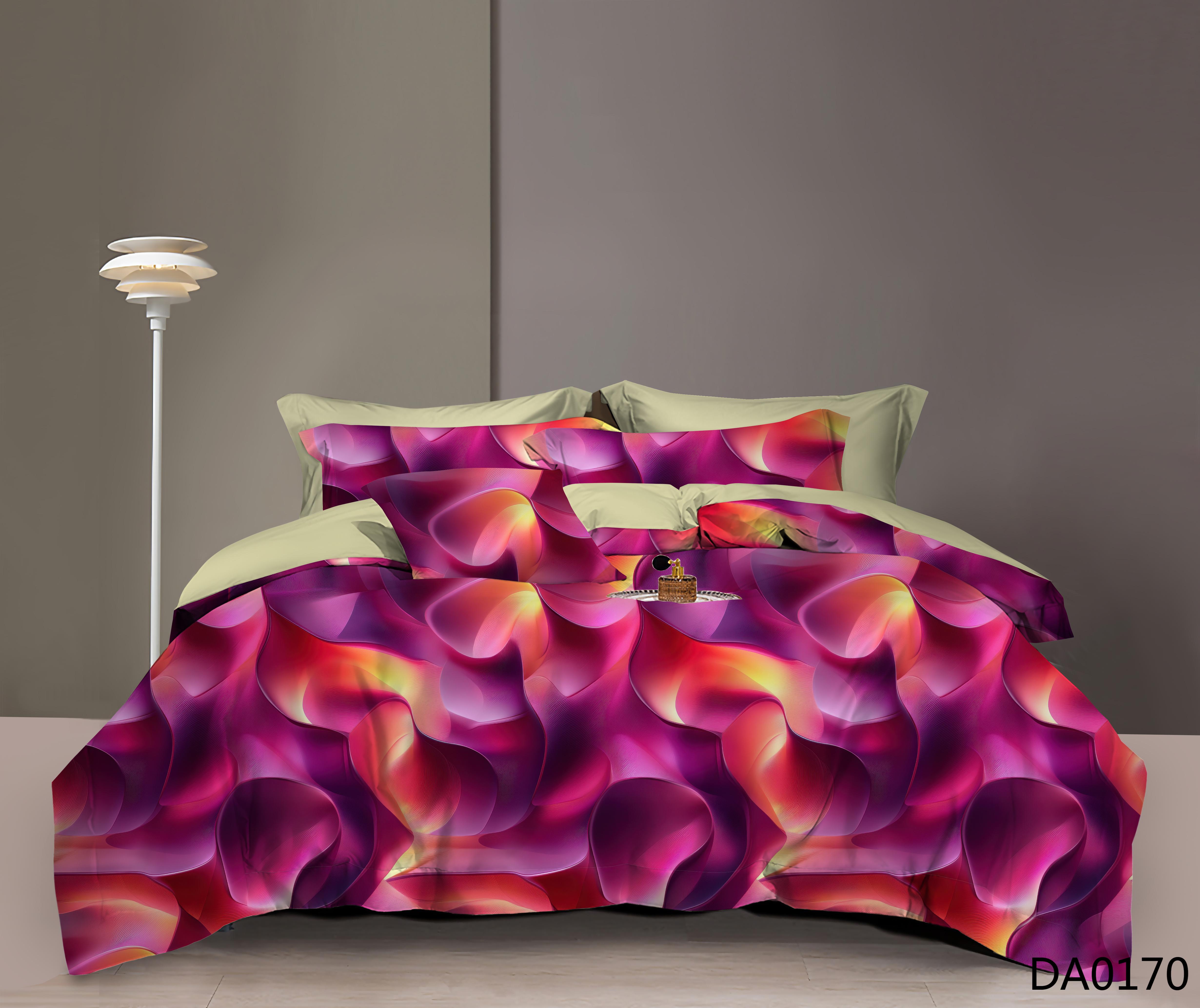 5D digital print polyester sheet fabric