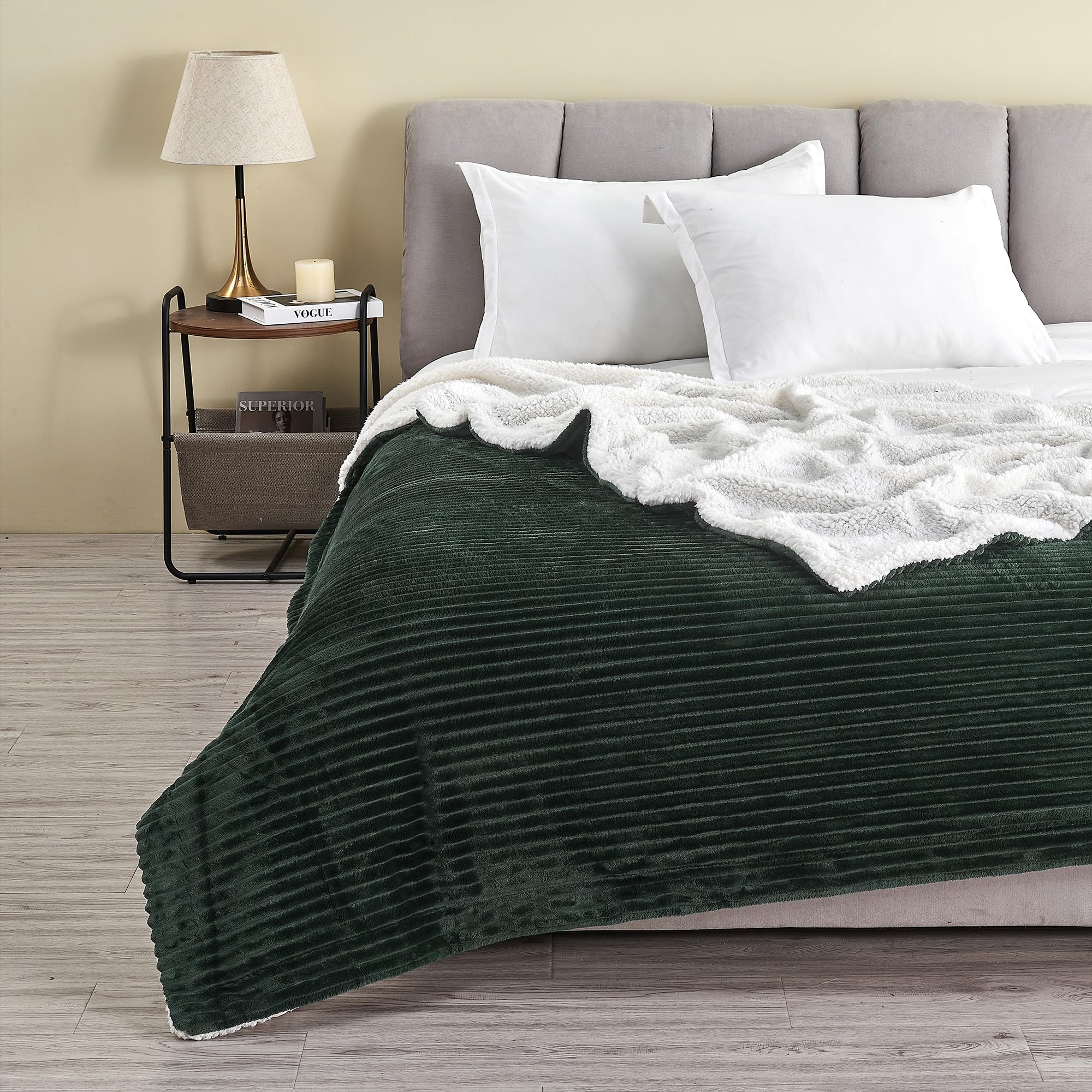 Warm Plush Flannel Stripe
