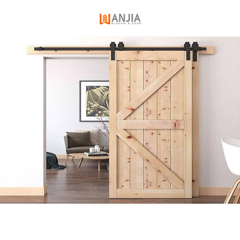 Manufacturing Home Room Modern Wood Barn Doors Interior Modern Sliding Barn Doors Wood Barn Doors