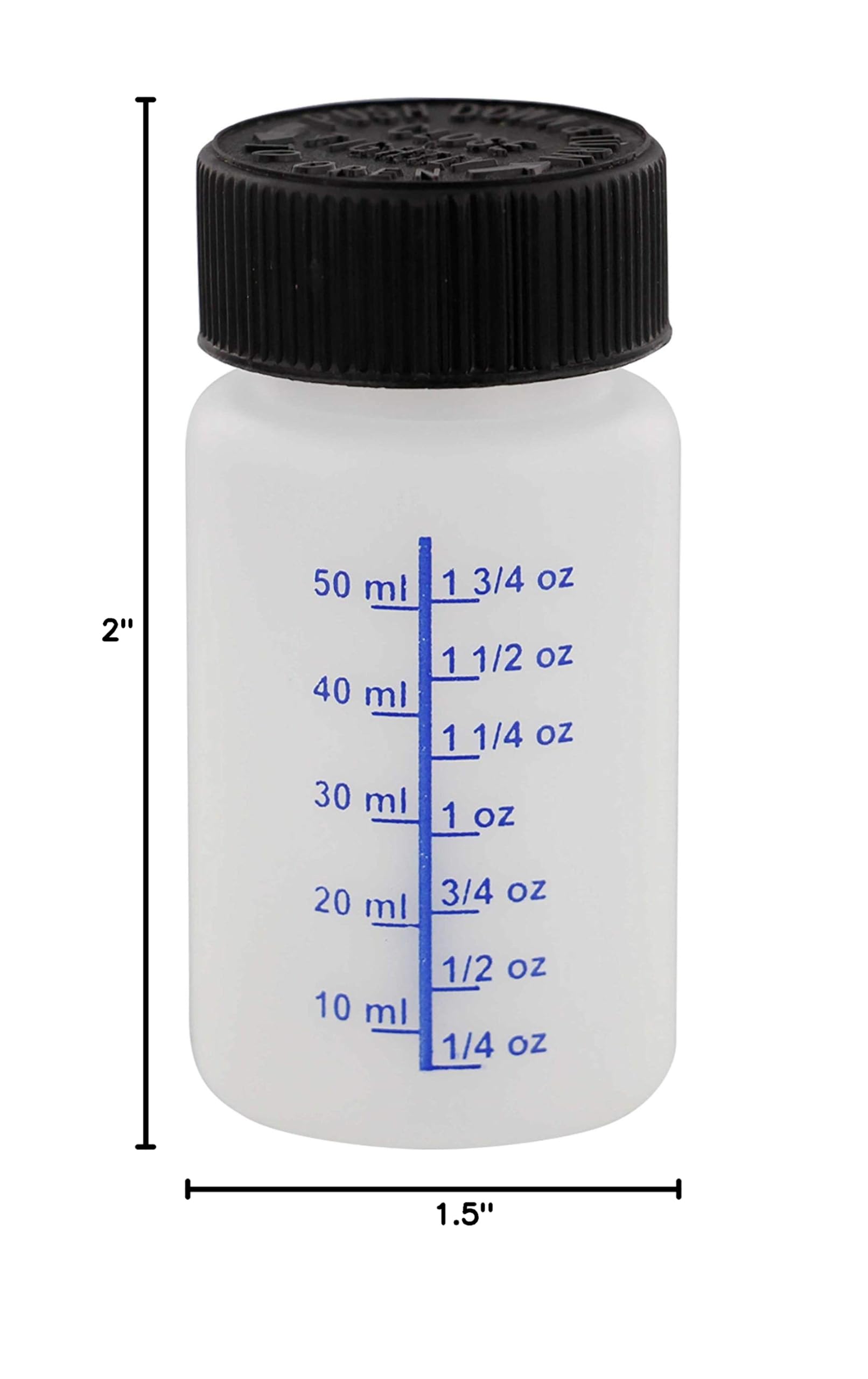 Touch Up Paint Bottle Container with Brush and Lid
