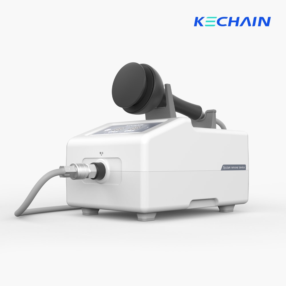 KECHAIN Vibration Percussion Sputum Removal Machine helps loosen phlegm and promote its expulsion.
