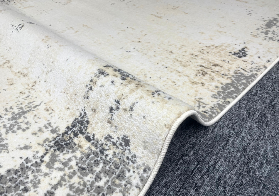 Silon | Distressed Pattern Area Rug with Subtle Color Gradient
