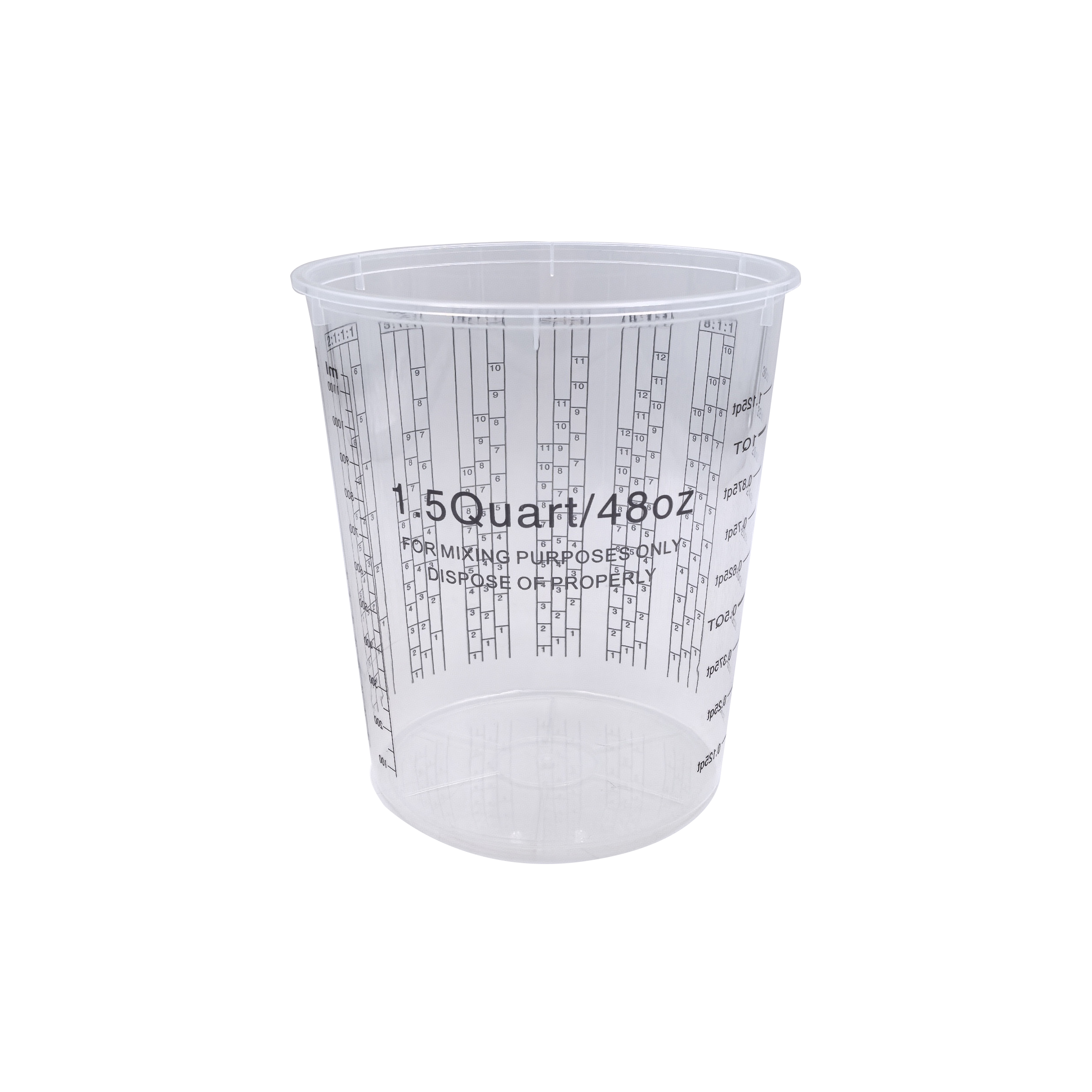 1.5 QT Plastic paint mixing cup