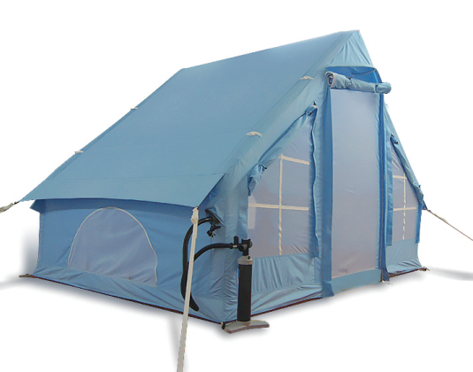 6 square meters blue cotton inflatable tent