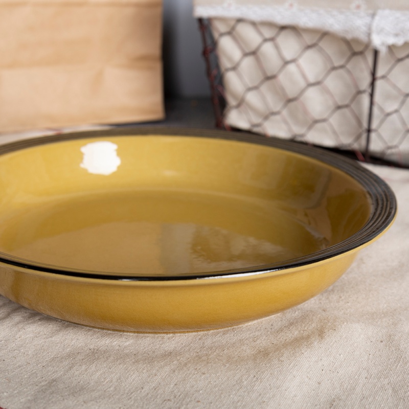 Happy Go 25cm（34oz/960ml) Bowl With Embossed