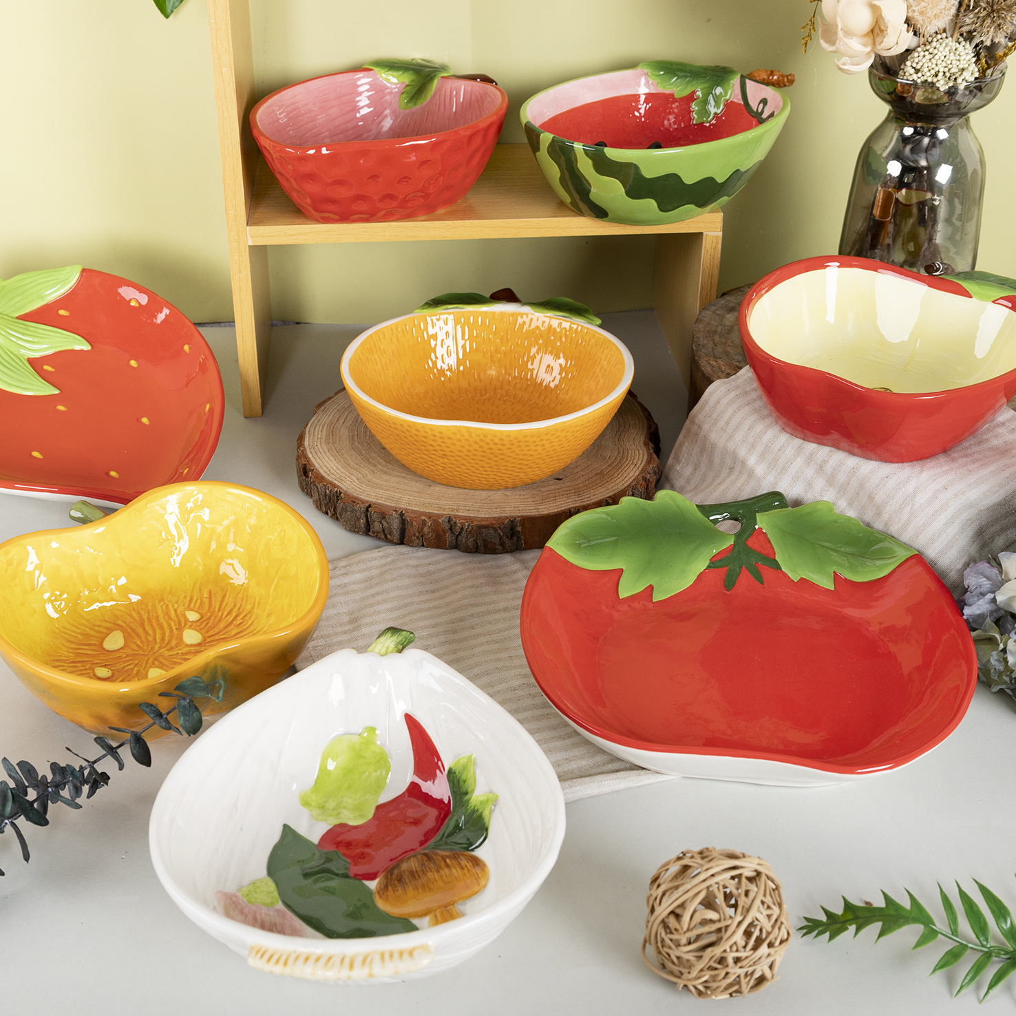 Ceramic Bowl and Plate Set Multiple Options Essential for Kitchen and Dining Table Decoration