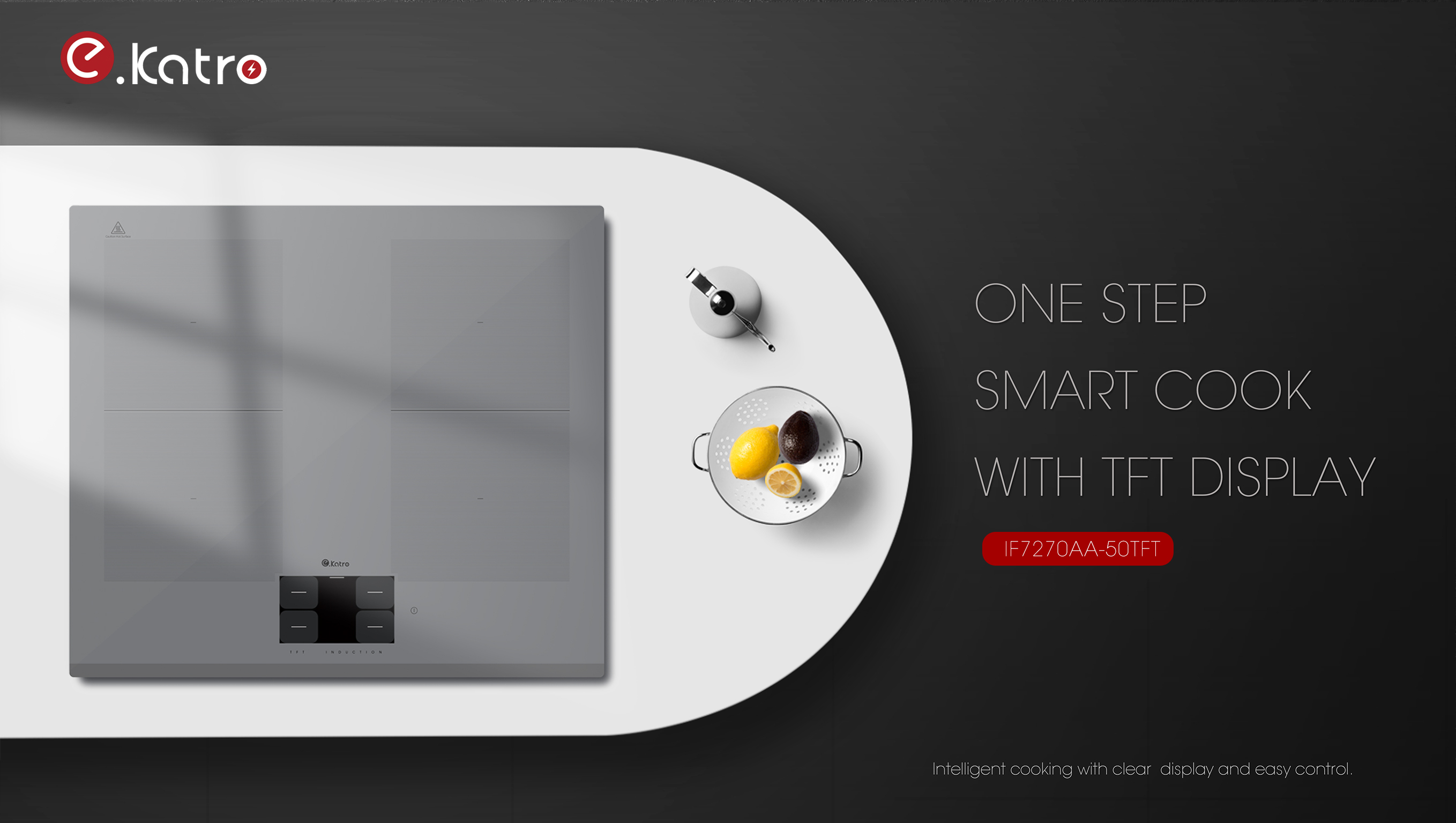 Katro - Built-in TFT Induction Cooker