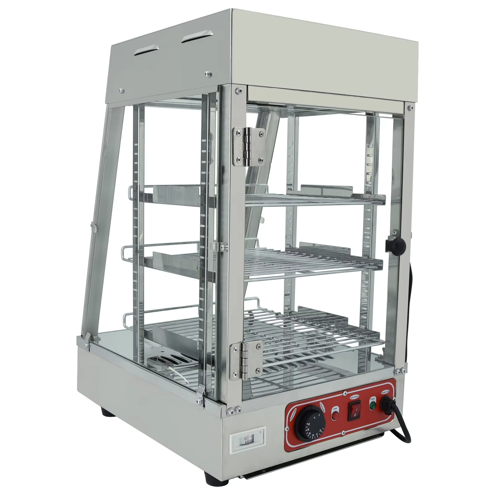 Stainless Steel Steam Electric Tabletop Warming Restaurant Food showcase cabinet Display