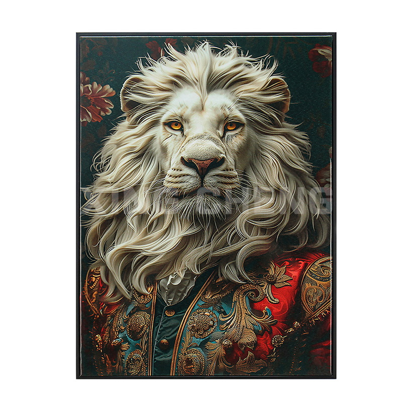 XINGCHENG morden fashion animal tiger lion wall art