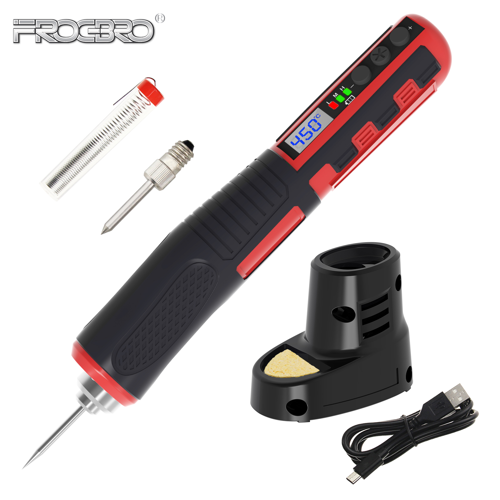 Portable Mini USB Lithium Battery Powered Soldering Iron Kit Multi-Purpose Wireless Welding Iron